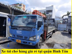 Xe tải chở hàng giá rẻ tại quận Bình Tân