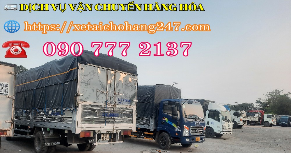 Cho thuê xe tải chở hàng KCN Tân Tạo