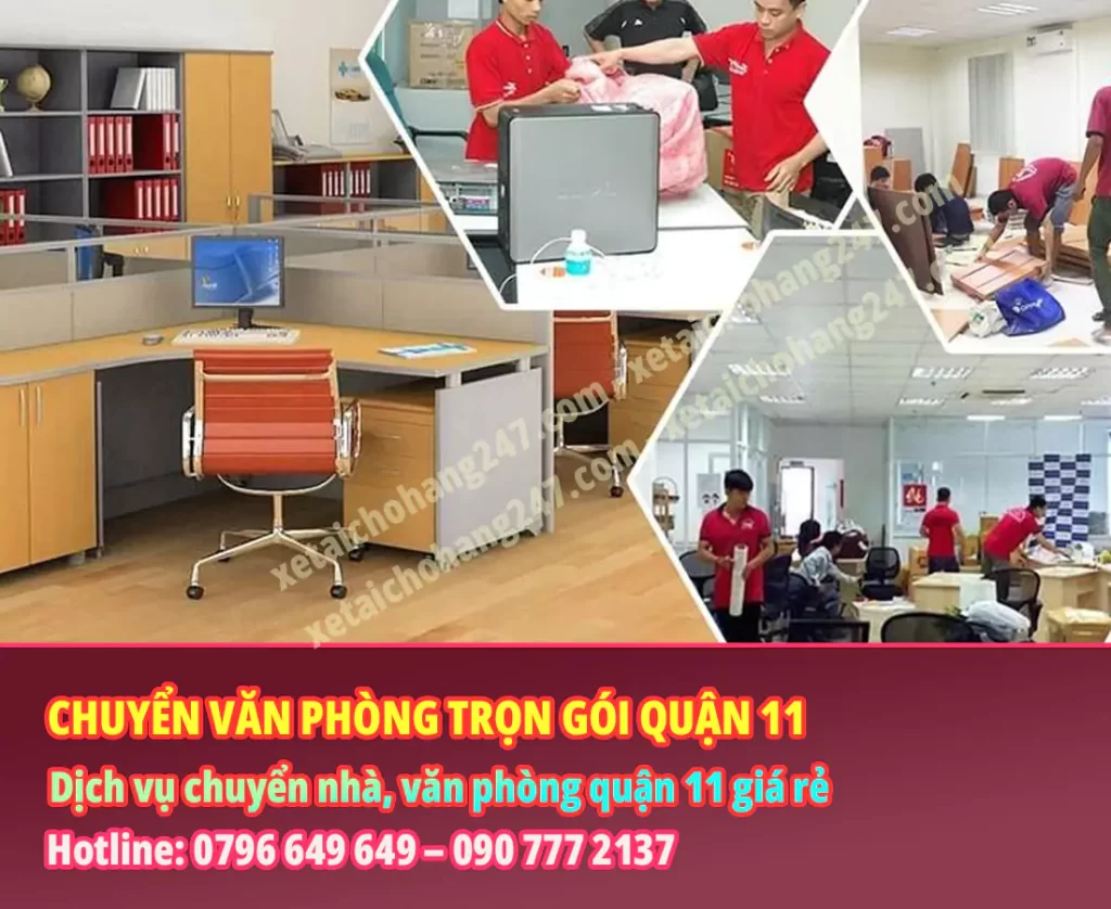 Dịch Vụ Chuyển Văn Phòng Trọn Gói Quận 11