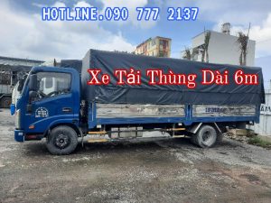 Cho Thuê Xe tải chở hàng thùng dài 6 mét