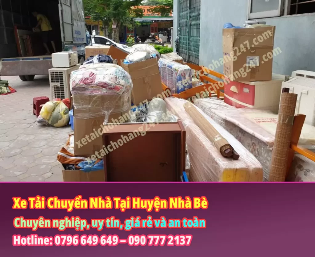 Xe Tải Chuyển Nhà Tại Huyện Nhà Bè