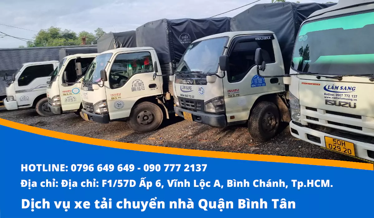 Xe tải chuyển nhà bình tân