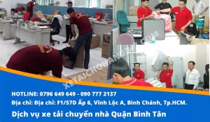 Xe tải chuyển nhà bình tân
