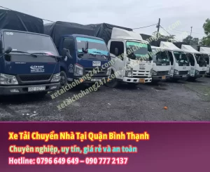 Xe Tải Chuyển Nhà Tại Quận Bình Thạnh