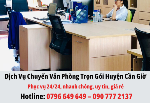 Dịch Vụ Chuyển Văn Phòng Trọn Gói Huyện Cần Giờ