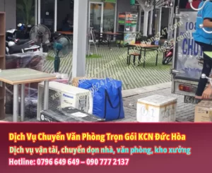 Dịch Vụ Chuyển Văn Phòng Trọn Gói KCN Đức Hòa