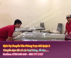 Dịch Vụ Chuyển Văn Phòng Trọn Gói Quận 5