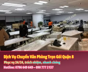 Dịch Vụ Chuyển Văn Phòng Trọn Gói Quận 8