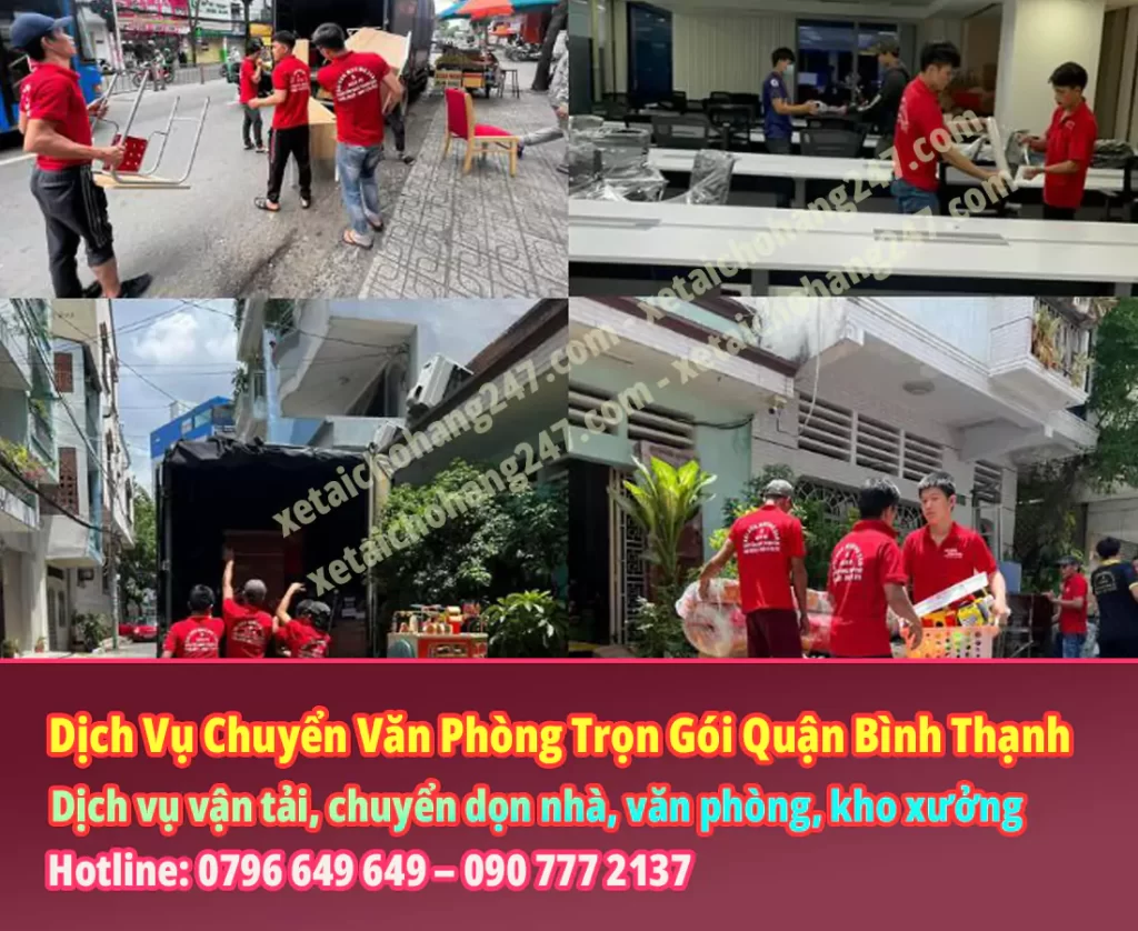 Dịch Vụ Chuyển Văn Phòng Trọn Gói Quận Bình Thạnh