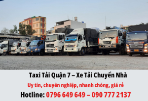 Xe tải chuyển nhà quận 7