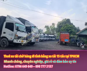 Dịch vụ chở hàng đi các tỉnh Miền Trung từ Sài Gòn