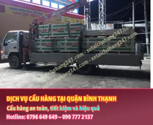 Cho Thuê Xe Cẩu Hàng Quận Bình Thạnh Giá Rẻ