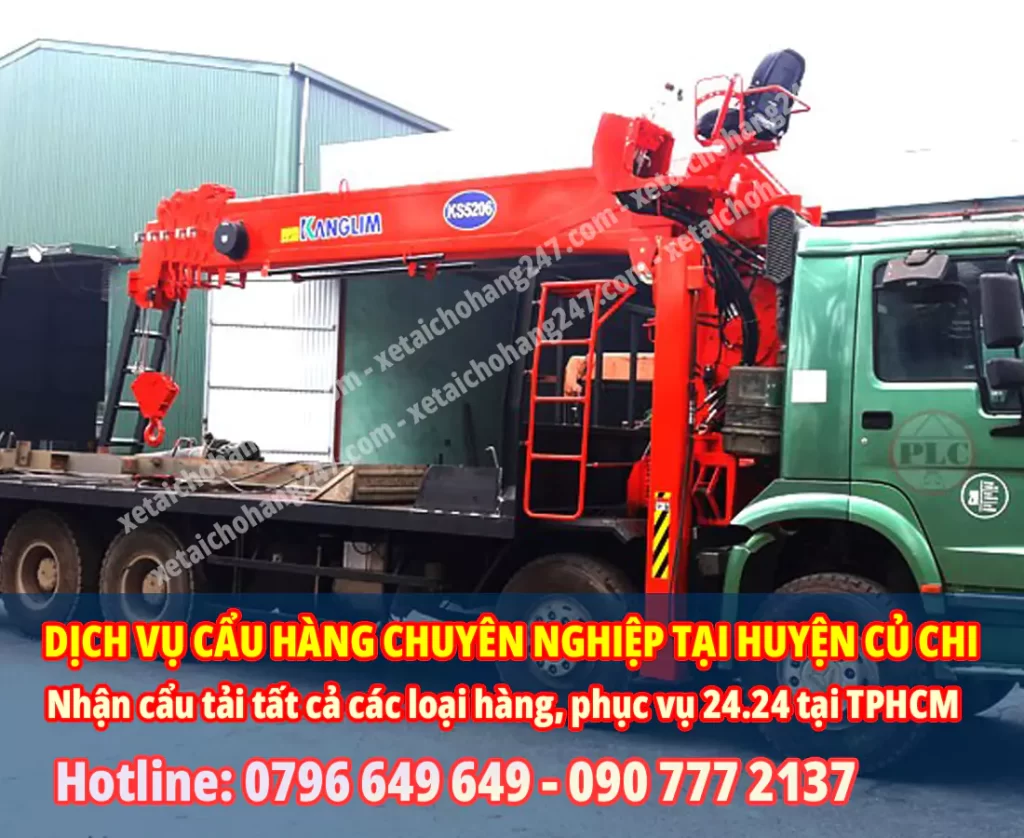 Cho Thuê Xe Cẩu Hàng Huyện Củ Chi Uy Tín