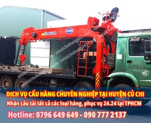Cho Thuê Xe Cẩu Hàng Huyện Củ Chi Uy Tín