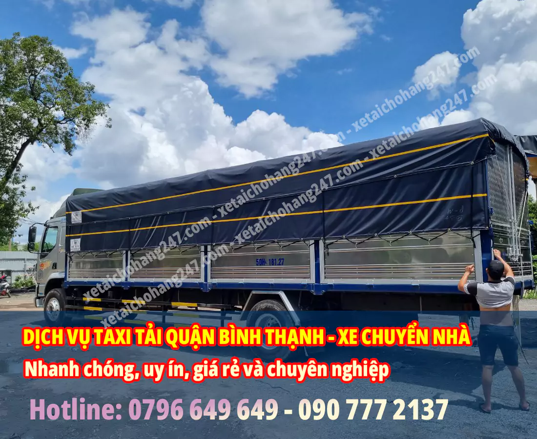 Taxi Tải Quận Bình Thạnh - Xe Tải Chuyển Nhà Trọn Gói