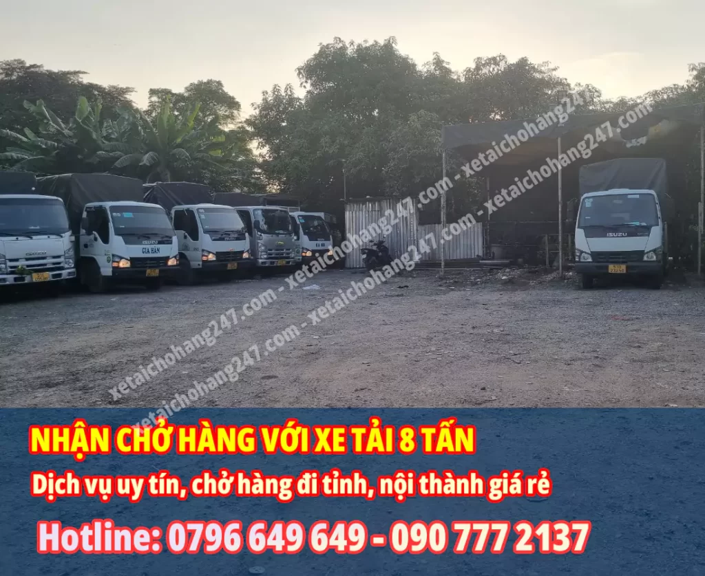 Thuê Xe tải 8 tấn Chở Hàng Tại Tphcm Đi Tỉnh