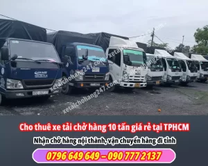 Cho Thuê xe tải 10 tấn giá rẻ tại tphcm – GIÁ RẺ VÀ UY TÍN