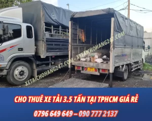 Cho thuê xe tải chở hàng 3.5 tấn tại tphcm