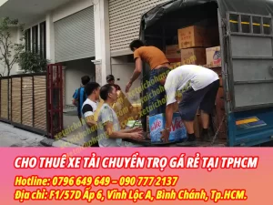 Cho Thuê Xe Tải Chuyển Trọ Tại Tphcm Giá Rẻ