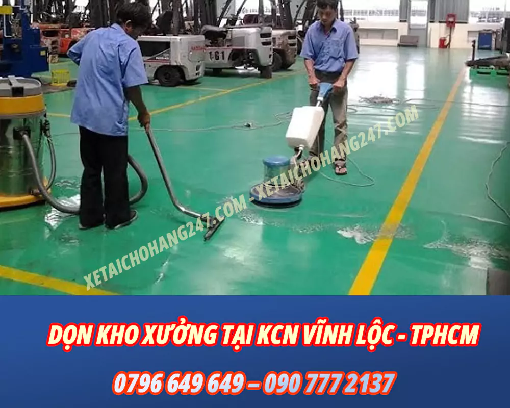 Dịch vụ chuyển dọn kho xưởng tại kcn Vĩnh Lộc huyện Bình Chánh