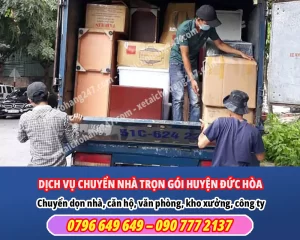 Dịch Vụ Chuyển Nhà Trọn Gói Huyện Đức Hòa