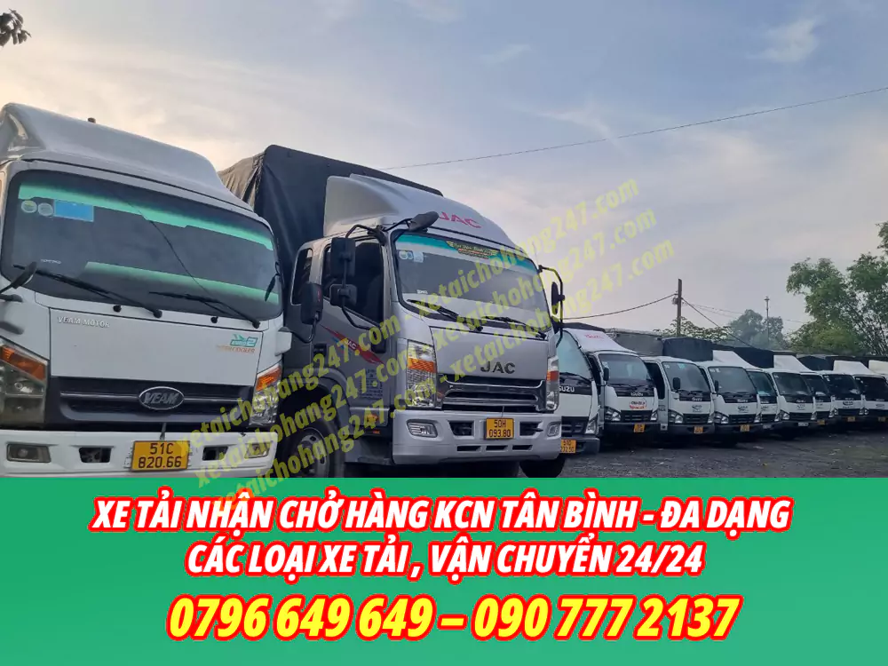 Dịch vụ vận tải hàng hóa Tại KCN Tân Bình