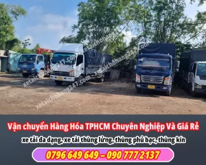 Vận chuyển Hàng Hóa TPHCM Chuyên Nghiệp Và Giá Rẻ