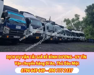 Công Ty Dịch Vụ Vận Tải Hàng Hóa Tại Bình Dương