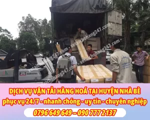 Dịch Vụ Vận Tải Hàng Hóa Huyện Nhà Bè