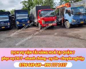 Dịch Vụ Vận Tải Hàng Hóa Quận 7