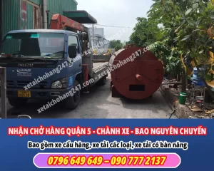 Nhận chở hàng tại Quận 5