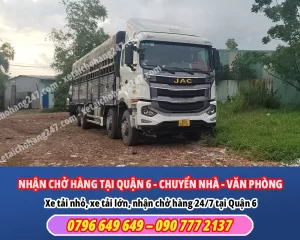 Nhận chở hàng tại Quận 6