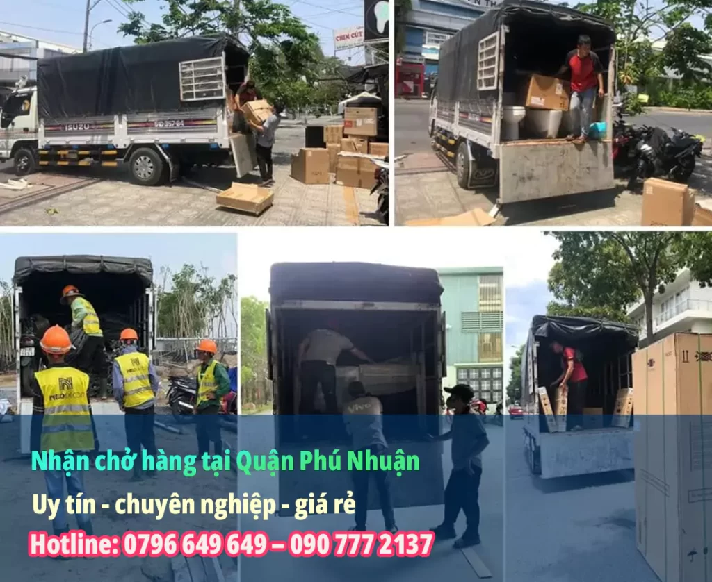 Nhận chở hàng tại Quận Phú Nhuận