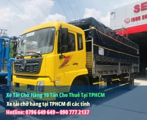 Xe Tải Chở Hàng 10 Tấn Cho Thuê Tại TPHCM