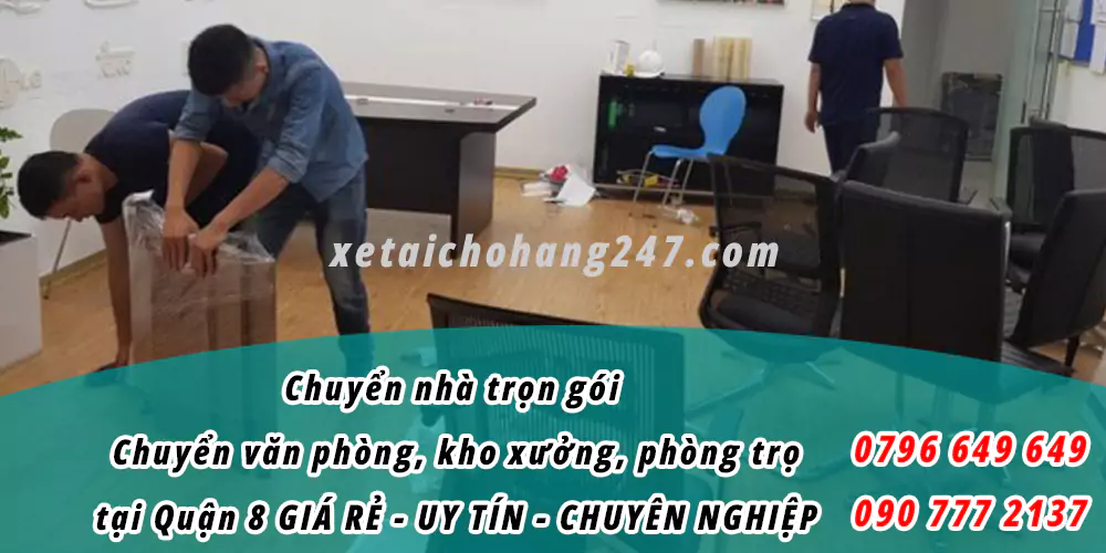 Dịch vụ chuyển nhà chuyên nghiệp tại Quận 8