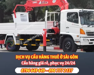 Cho thuê xe cẩu thùng giá rẻ