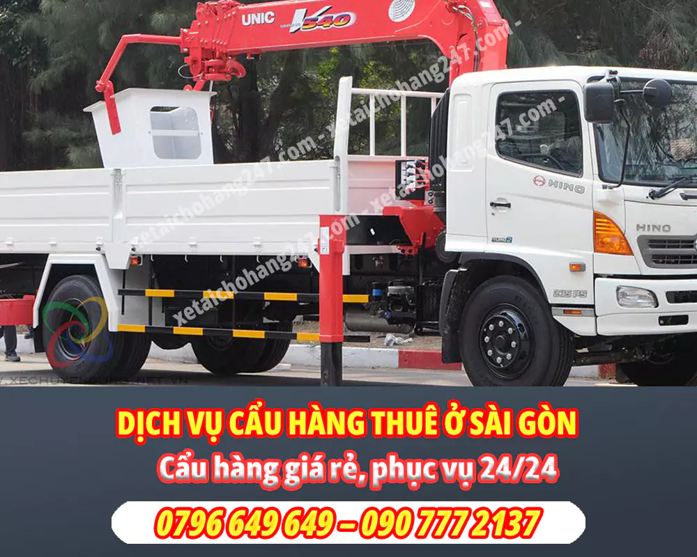 Cho thuê xe cẩu thùng giá rẻ