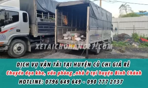 Dịch vụ vận tải tại huyện Củ Chi giá rẻ