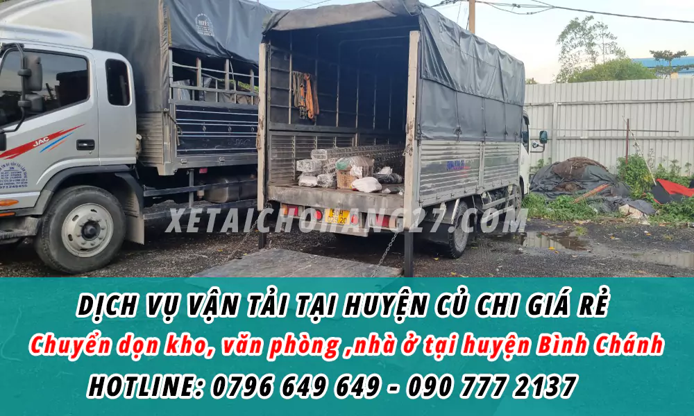 Dịch vụ vận tải tại huyện Củ Chi giá rẻ