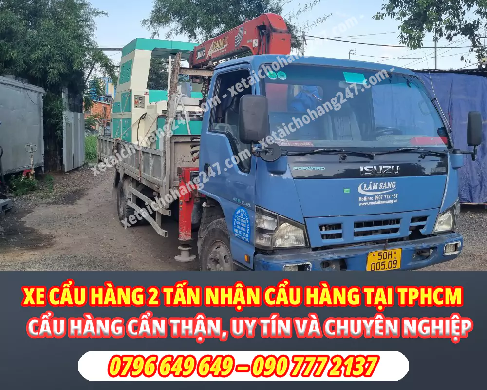 Thuê xe cẩu tphcm giá rẻ