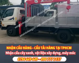 Thuê xe cẩu chở hàng