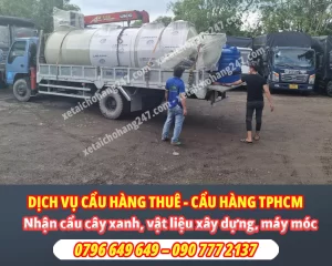 Thuê xe cẩu chở hàng