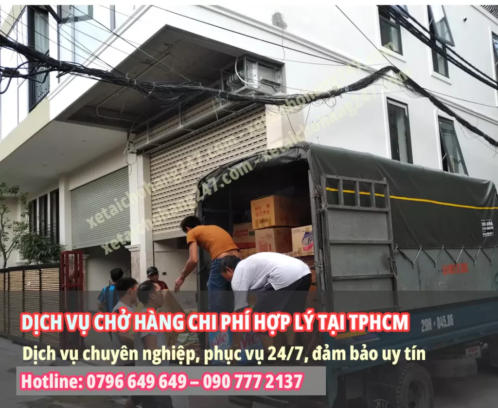 Bảng giá xe tải chở hàng giá rẻ tại TPHCM