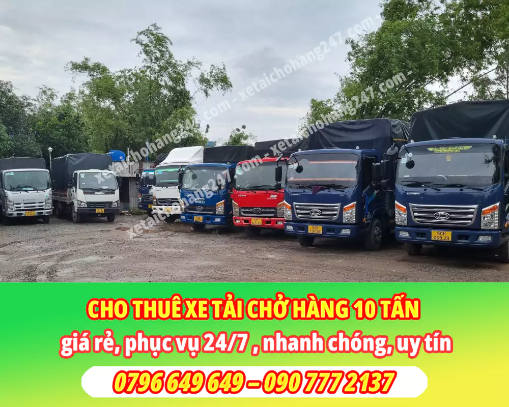 Cho Thuê Xe Tải 10 Tấn