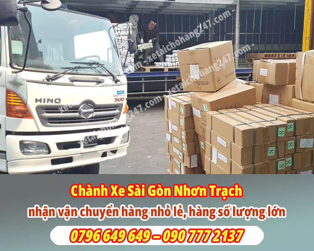 Chành Xe Sài Gòn Nhơn Trạch
