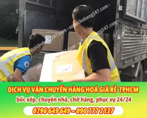 Dịch vụ vận chuyển hàng hóa - công ty vận tải chở hàng 24/7 tại TPHCM