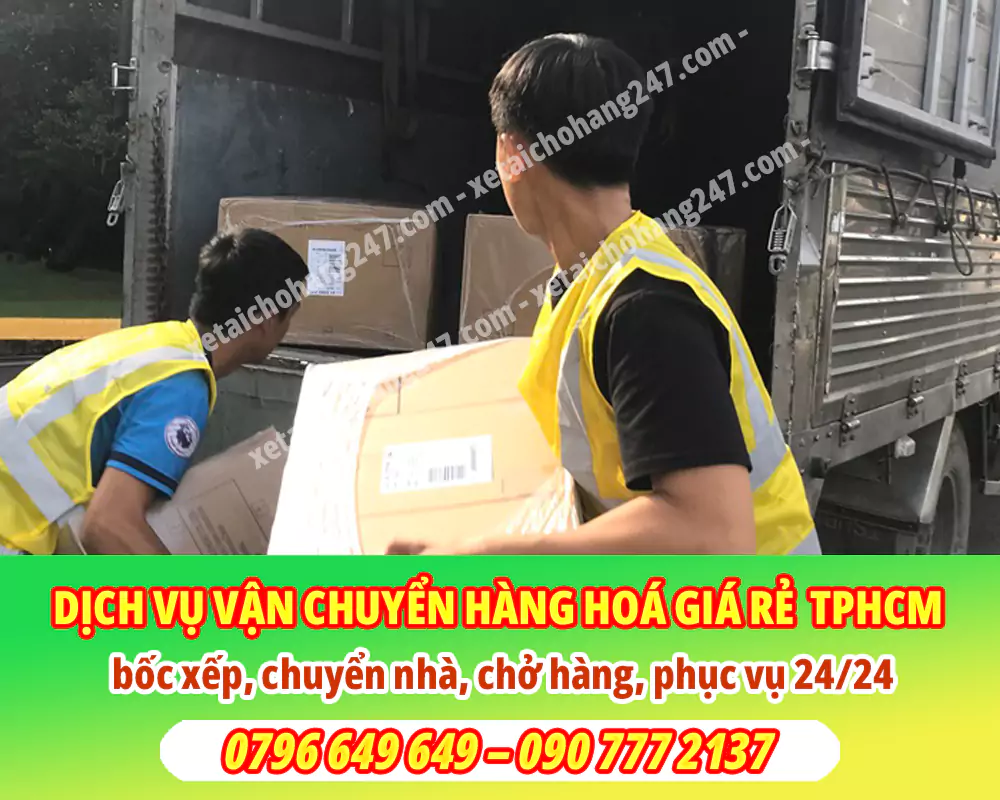 Dịch vụ vận chuyển hàng hóa - công ty vận tải chở hàng 24/7 tại TPHCM
