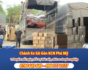 Chành xe tải sài gòn KCN Phú Mỹ
