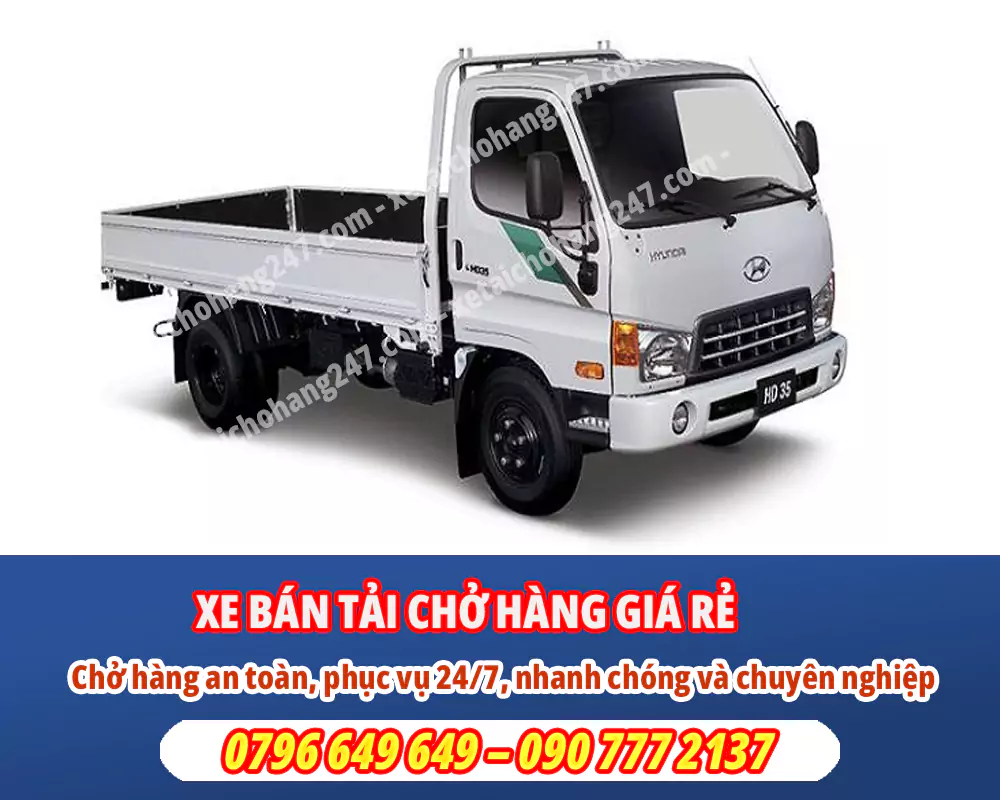 Dịch vụ cho thuê xe bán tải chở hàng - Xe tải chở hàng 24/7