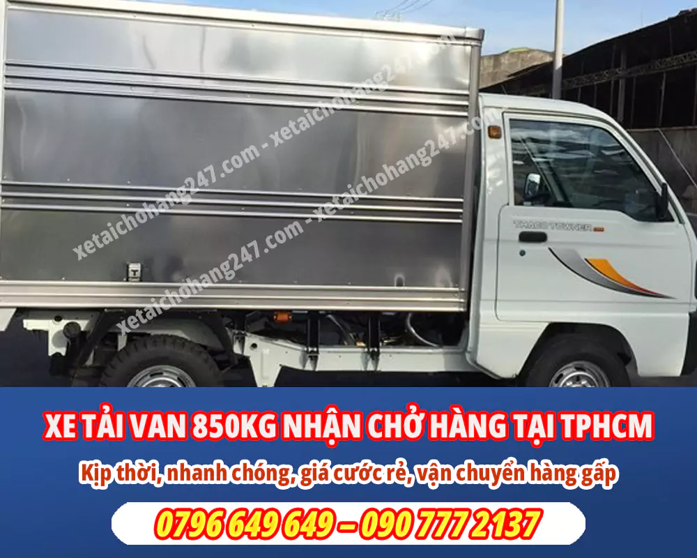 Xe tải van 850kg chở thuê - Phục 24/24 tại TPHCM